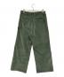 SOSHIOTSUKI (ソウシ オオツキ) DOUBLE BELTLOOP CORDUROY PANT オリーブ サイズ:L：14000円