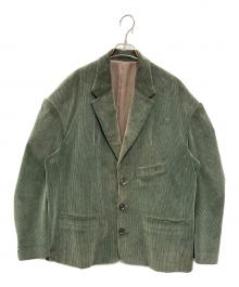 SOSHIOTSUKI（ソウシ オオツキ）の古着「ROUND BIG SHOULDER CORDUROY JACKET」｜オリーブ