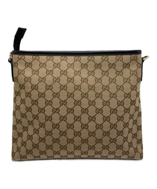 GUCCI（グッチ）GUCCI (グッチ) GGキャンバス シェリーライン ショルダーバッグ ベージュの古着・服飾アイテム