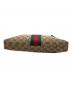 中古・古着 GUCCI (グッチ) GGキャンバス シェリーライン ショルダーバッグ ベージュ：80000円