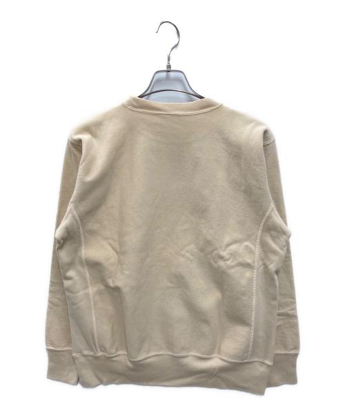 AURALEE（オーラリー）AURALEE (オーラリー) 製品染め クルーネックスウェット ベージュ サイズ:3の古着・服飾アイテム