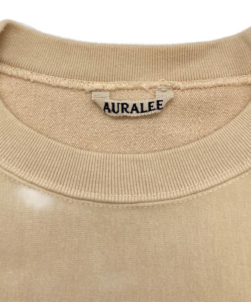 AURALEE（オーラリー）AURALEE (オーラリー) 製品染め クルーネックスウェット ベージュ サイズ:3の古着・服飾アイテム