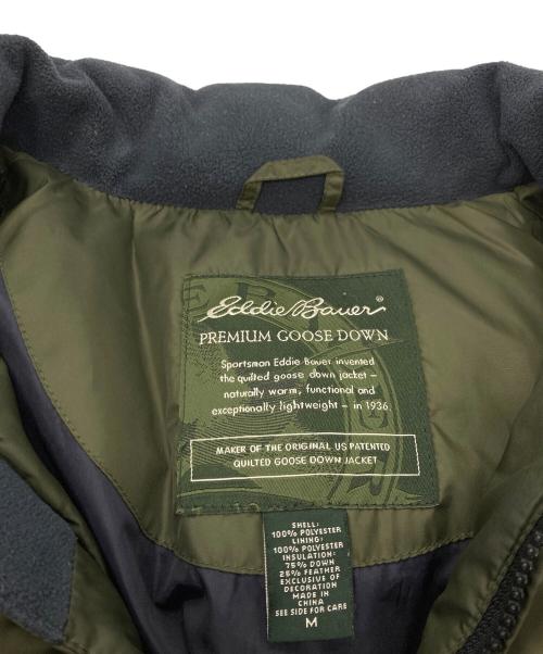 Eddie Bauer（エディーバウアー）Eddie Bauer (エディーバウアー) ダウンジャケット オリーブ サイズ:Mの古着・服飾アイテム