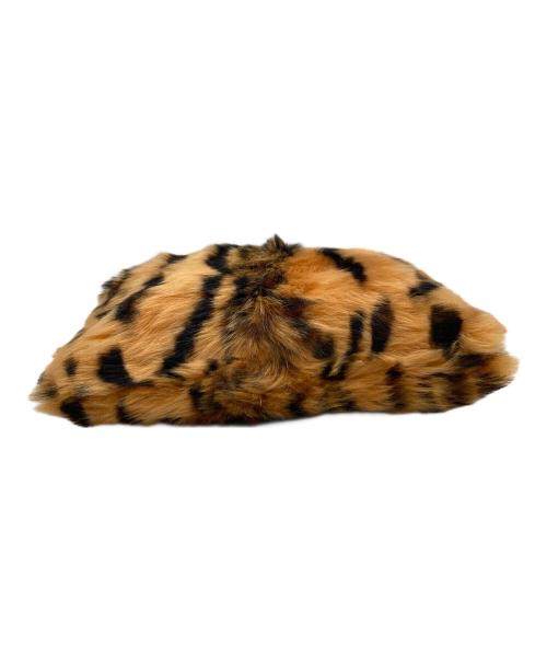 CELINE（セリーヌ）CELINE (セリーヌ) Leopard Print Shearling Soho Clutch Pouch Bag ブラウン×ブラックの古着・服飾アイテム