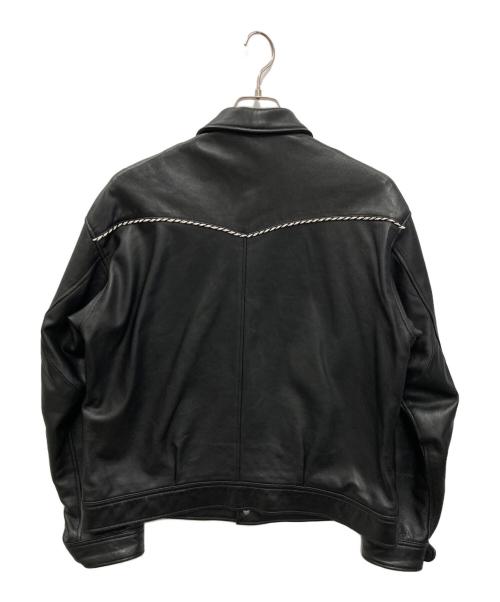 Schott（ショット）Schott (ショット) WESTERN LEATHER JACKET ブラック サイズ:Mの古着・服飾アイテム