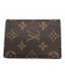 LOUIS VUITTON (ルイ ヴィトン) カードケース ブラウン：18000円