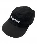 SUPREME×HALLEY STEVENSONSシュプリーム×ハリー・スティーブンソン）の古着「ワックス コットン キャンプ キャップ」｜ブラック