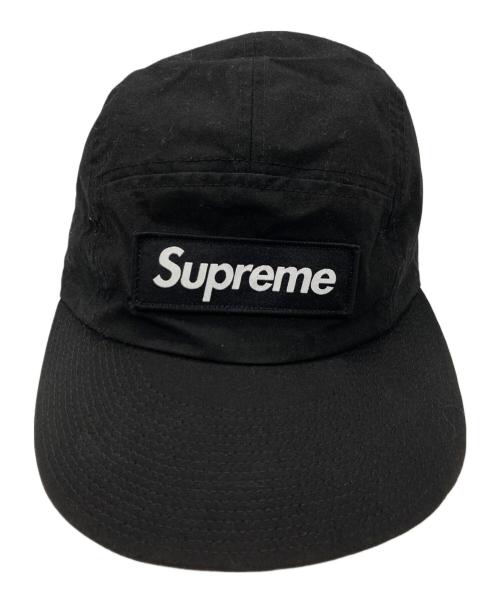 SUPREME（シュプリーム）Supreme (シュプリーム) HALLEY STEVENSONS (ハリー・スティーブンソン) ワックス コットン キャンプ キャップ ブラックの古着・服飾アイテム