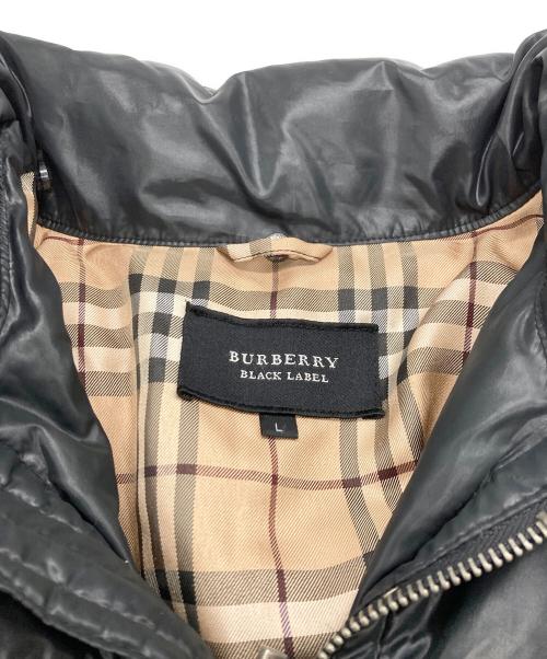 BURBERRY BLACK LABEL（バーバリーブラックレーベル）BURBERRY BLACK LABEL (バーバリーブラックレーベル) ダウンジャケット ブラック サイズ:Lの古着・服飾アイテム