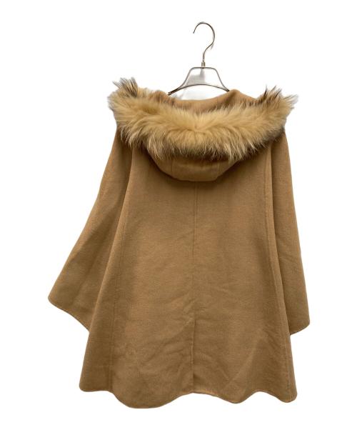 Vivienne Westwood RED LABEL（ヴィヴィアンウエストウッドレッドレーベル）Vivienne Westwood RED LABEL (ヴィヴィアンウエストウッドレッドレーベル) ファーポンチョ ベージュ サイズ:Mの古着・服飾アイテム