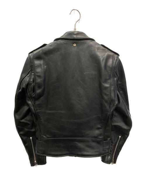 Schott（ショット）Schott (ショット) ダブルライダースジャケット ブラック サイズ:Sの古着・服飾アイテム