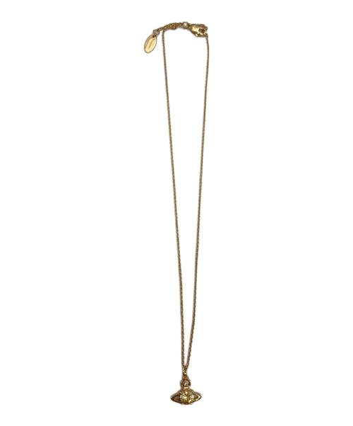 Vivienne Westwood（ヴィヴィアンウエストウッド）Vivienne Westwood (ヴィヴィアンウエストウッド) オーブネックレス ゴールドの古着・服飾アイテム