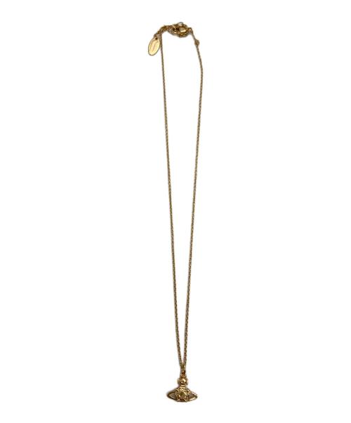 Vivienne Westwood（ヴィヴィアンウエストウッド）Vivienne Westwood (ヴィヴィアンウエストウッド) オーブネックレス ゴールドの古着・服飾アイテム