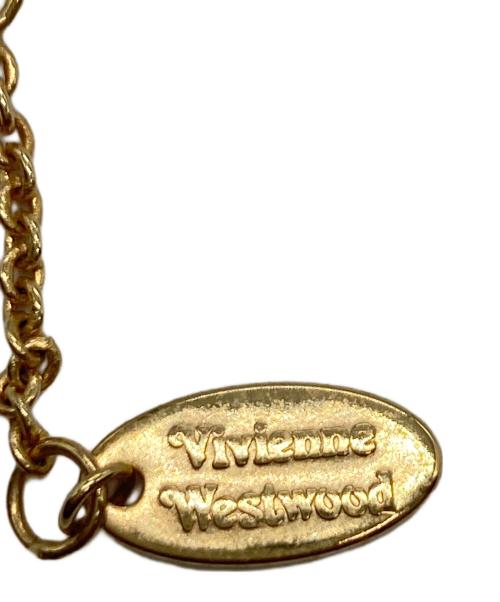 Vivienne Westwood（ヴィヴィアンウエストウッド）Vivienne Westwood (ヴィヴィアンウエストウッド) オーブネックレス ゴールドの古着・服飾アイテム