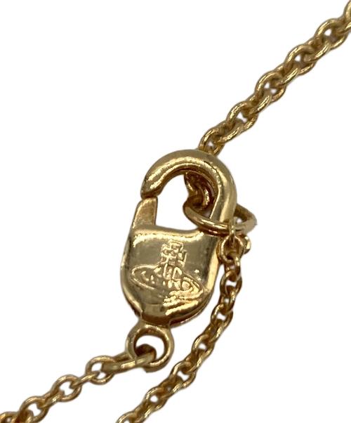 Vivienne Westwood（ヴィヴィアンウエストウッド）Vivienne Westwood (ヴィヴィアンウエストウッド) オーブネックレス ゴールドの古着・服飾アイテム