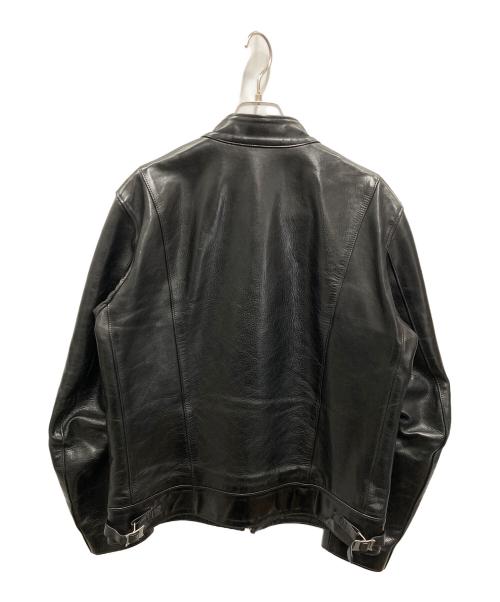SUNSET BAY（サンセット ベイ）SUNSET BAY (サンセット ベイ) CLYDE ホースハイドレザージャケット ブラック サイズ:6の古着・服飾アイテム