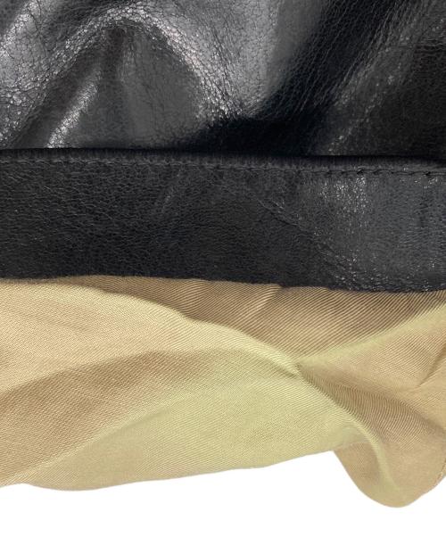 SUNSET BAY（サンセット ベイ）SUNSET BAY (サンセット ベイ) CLYDE ホースハイドレザージャケット ブラック サイズ:6の古着・服飾アイテム