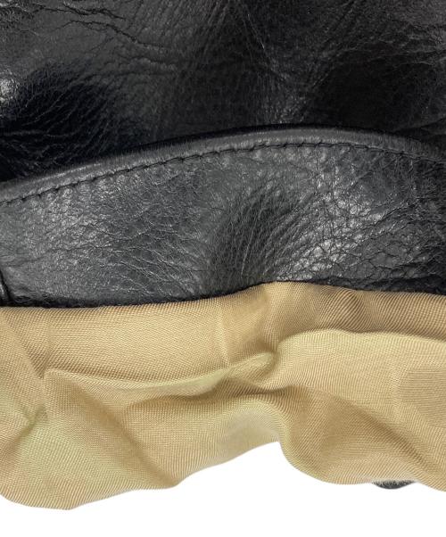 SUNSET BAY（サンセット ベイ）SUNSET BAY (サンセット ベイ) CLYDE ホースハイドレザージャケット ブラック サイズ:6の古着・服飾アイテム