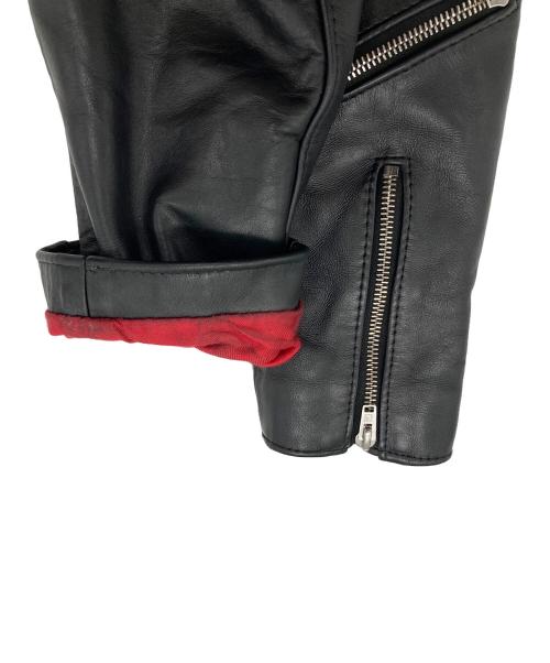 Lewis Leathers（ルイスレザース）Lewis Leathers (ルイスレザース) COMME des GARCONS (コムデギャルソン) LIGHTNING FOREVERダブルライダースジャケット ブラック サイズ:40の古着・服飾アイテム