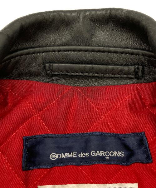 Lewis Leathers（ルイスレザース）Lewis Leathers (ルイスレザース) COMME des GARCONS (コムデギャルソン) LIGHTNING FOREVERダブルライダースジャケット ブラック サイズ:40の古着・服飾アイテム