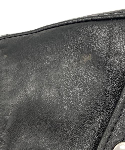 Lewis Leathers（ルイスレザース）Lewis Leathers (ルイスレザース) COMME des GARCONS (コムデギャルソン) LIGHTNING FOREVERダブルライダースジャケット ブラック サイズ:40の古着・服飾アイテム