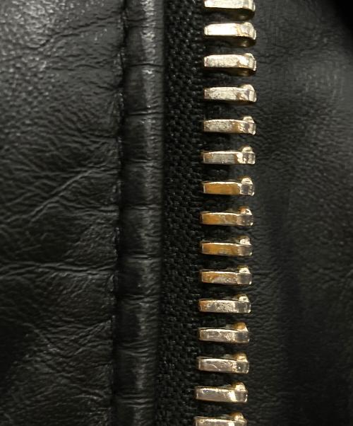 Lewis Leathers（ルイスレザース）Lewis Leathers (ルイスレザース) COMME des GARCONS (コムデギャルソン) LIGHTNING FOREVERダブルライダースジャケット ブラック サイズ:40の古着・服飾アイテム