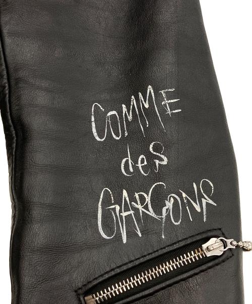 Lewis Leathers（ルイスレザース）Lewis Leathers (ルイスレザース) COMME des GARCONS (コムデギャルソン) LIGHTNING FOREVERダブルライダースジャケット ブラック サイズ:40の古着・服飾アイテム