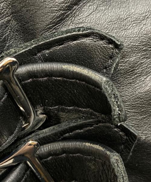 Lewis Leathers（ルイスレザース）Lewis Leathers (ルイスレザース) COMME des GARCONS (コムデギャルソン) LIGHTNING FOREVERダブルライダースジャケット ブラック サイズ:40の古着・服飾アイテム