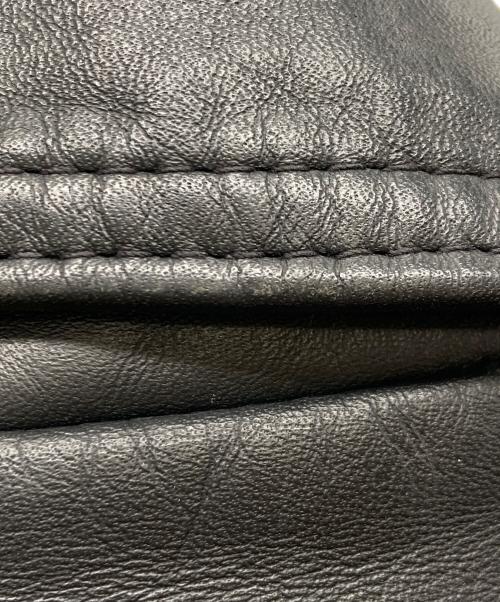 Lewis Leathers（ルイスレザース）Lewis Leathers (ルイスレザース) COMME des GARCONS (コムデギャルソン) LIGHTNING FOREVERダブルライダースジャケット ブラック サイズ:40の古着・服飾アイテム