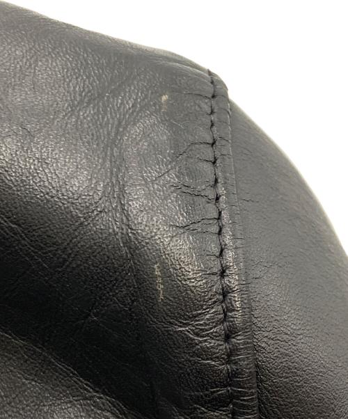 Lewis Leathers（ルイスレザース）Lewis Leathers (ルイスレザース) COMME des GARCONS (コムデギャルソン) LIGHTNING FOREVERダブルライダースジャケット ブラック サイズ:40の古着・服飾アイテム