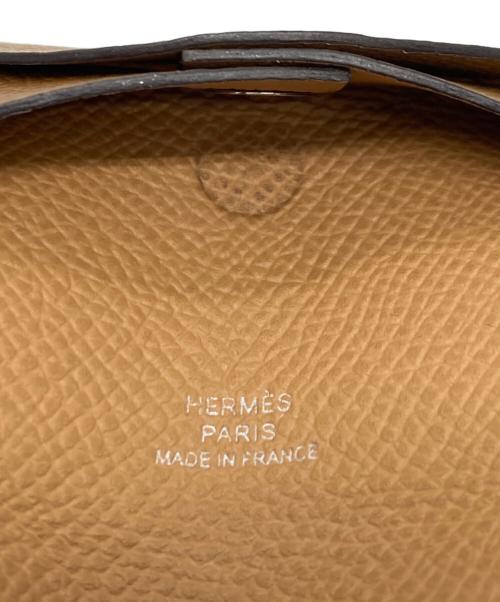 HERMES（エルメス）HERMES (エルメス) バスティアコインケース ヴォーエプソン ベージュの古着・服飾アイテム