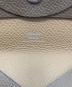 中古・古着 HERMES (エルメス) バスティアコインケース ヴォーエプソン ベージュ：27000円