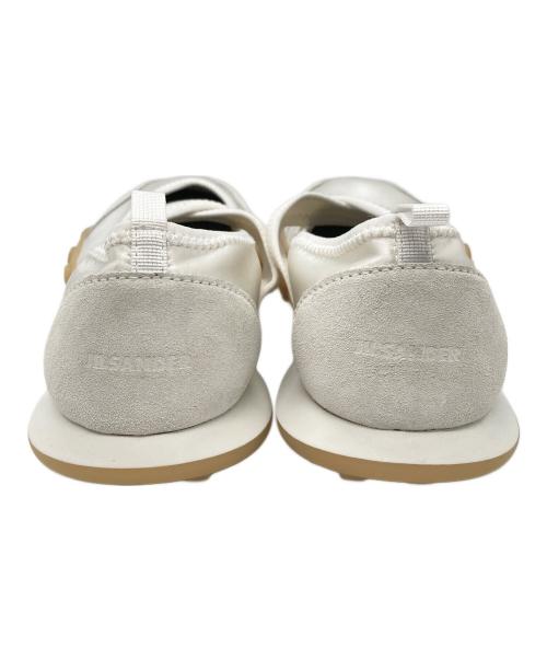 JIL SANDER（ジルサンダー）JIL SANDER (ジルサンダー) Moon cross over balet flats ホワイト サイズ:SIZE 38の古着・服飾アイテム