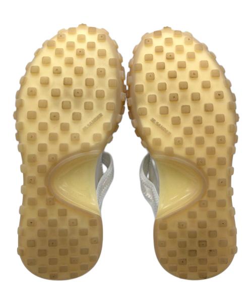 JIL SANDER（ジルサンダー）JIL SANDER (ジルサンダー) Moon cross over balet flats ホワイト サイズ:SIZE 38の古着・服飾アイテム