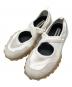 JIL SANDER（ジルサンダー）の古着「Moon cross over balet flats」｜ホワイト
