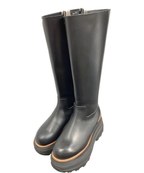 sacai（サカイ）sacai (サカイ) LONG BOOTS ブラック サイズ:38の古着・服飾アイテム