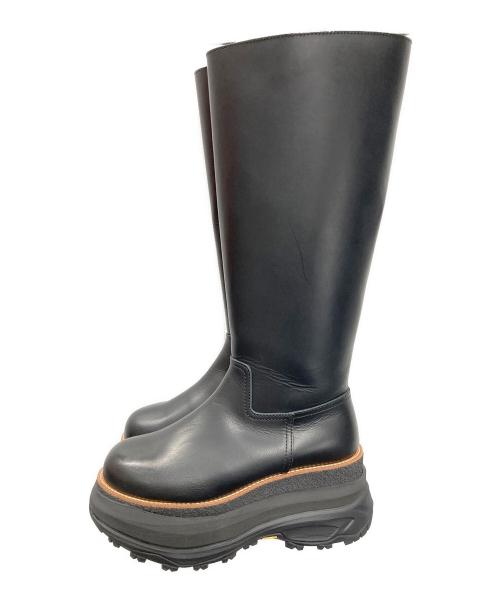 sacai（サカイ）sacai (サカイ) LONG BOOTS ブラック サイズ:38の古着・服飾アイテム