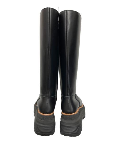 sacai（サカイ）sacai (サカイ) LONG BOOTS ブラック サイズ:38の古着・服飾アイテム