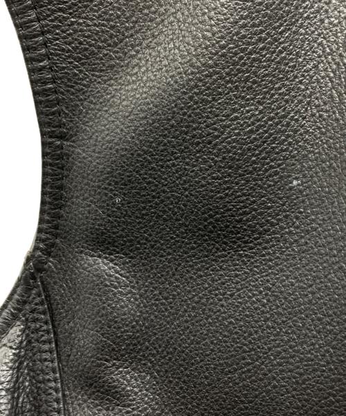 HARLEY-DAVIDSON（ハーレーダビッドソン）HARLEY-DAVIDSON (ハーレーダビッドソン) 【古着】レザーベスト ブラック サイズ:Lの古着・服飾アイテム