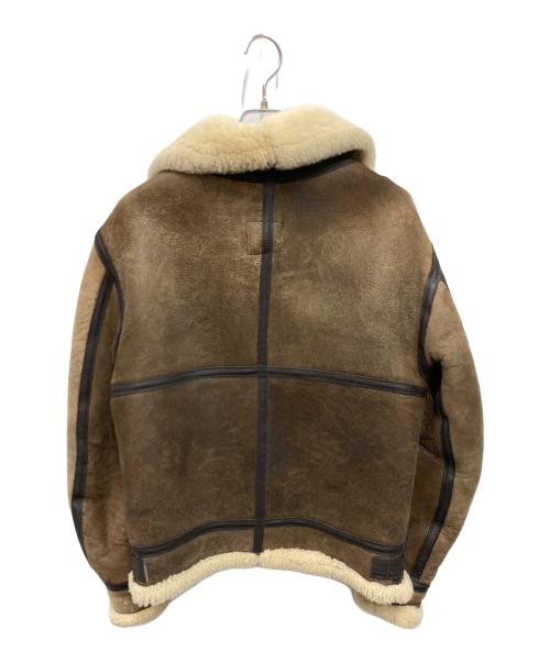 AVIREX（アヴィレックス）AVIREX (アヴィレックス) Ｂ-3ムートンフライトジャケット ブラウン サイズ:SIZE 36の古着・服飾アイテム