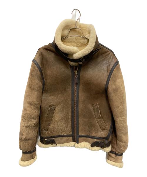 AVIREX（アヴィレックス）AVIREX (アヴィレックス) Ｂ-3ムートンフライトジャケット ブラウン サイズ:SIZE 36の古着・服飾アイテム