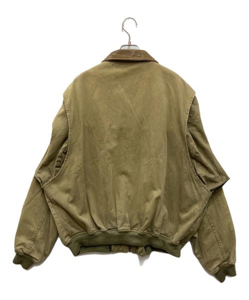 OLD GAP（オールドギャップ）OLD GAP (オールドギャップ) A2 デッキジャケット カーキ サイズ:XLの古着・服飾アイテム