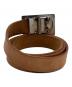 HUMAN MADE (ヒューマンメイド) SOUVENIR LEATHER BELT ブルー×ブラウン：15000円