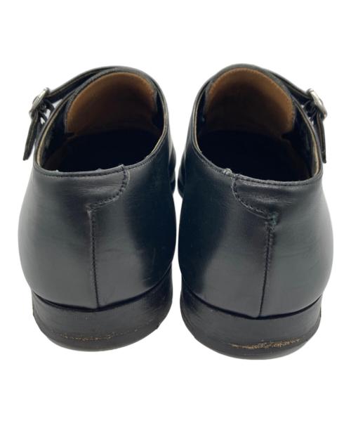 Crockett & Jones（クロケット＆ジョーンズ）Crockett & Jones (クロケット＆ジョーンズ) UNITED ARROWS (ユナイテッドアローズ) ダブルモンクストラップシューズ ブラック サイズ:SIZE 7 1/2の古着・服飾アイテム
