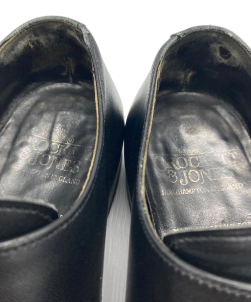 Crockett & Jones（クロケット＆ジョーンズ）Crockett & Jones (クロケット＆ジョーンズ) UNITED ARROWS (ユナイテッドアローズ) ダブルモンクストラップシューズ ブラック サイズ:SIZE 7 1/2の古着・服飾アイテム