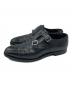 Crockett & Jones (クロケット＆ジョーンズ) UNITED ARROWS (ユナイテッドアローズ) ダブルモンクストラップシューズ ブラック サイズ:SIZE 7 1/2：20000円