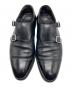 中古・古着 Crockett & Jones (クロケット＆ジョーンズ) UNITED ARROWS (ユナイテッドアローズ) ダブルモンクストラップシューズ ブラック サイズ:SIZE 7 1/2：20000円