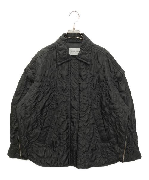 Adam et Rope（アダム エ ロペ）Adam et Rope (アダム エ ロペ) 2WAYキルティングジャケット ブラック サイズ:FREEの古着・服飾アイテム