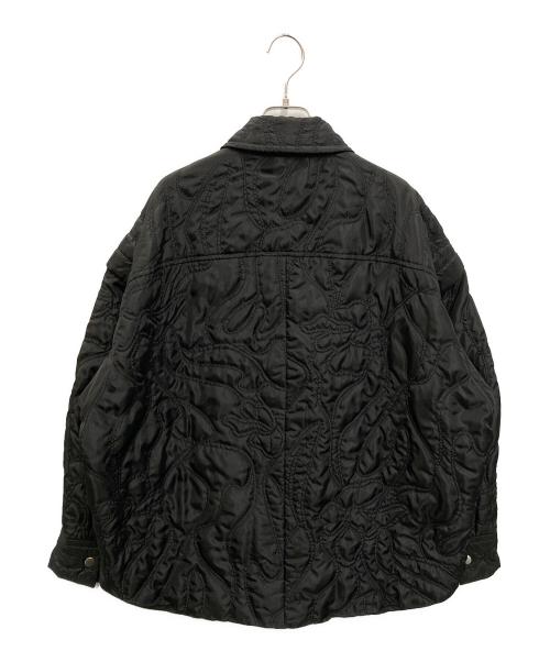 Adam et Rope（アダム エ ロペ）Adam et Rope (アダム エ ロペ) 2WAYキルティングジャケット ブラック サイズ:FREEの古着・服飾アイテム