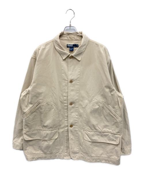 POLO RALPH LAUREN（ポロ・ラルフローレン）POLO RALPH LAUREN (ポロ・ラルフローレン) 【古着】ハンティングジャケット ベージュ サイズ:XLの古着・服飾アイテム